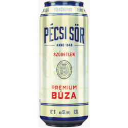 Pécsi premium tarwebier 0,5l