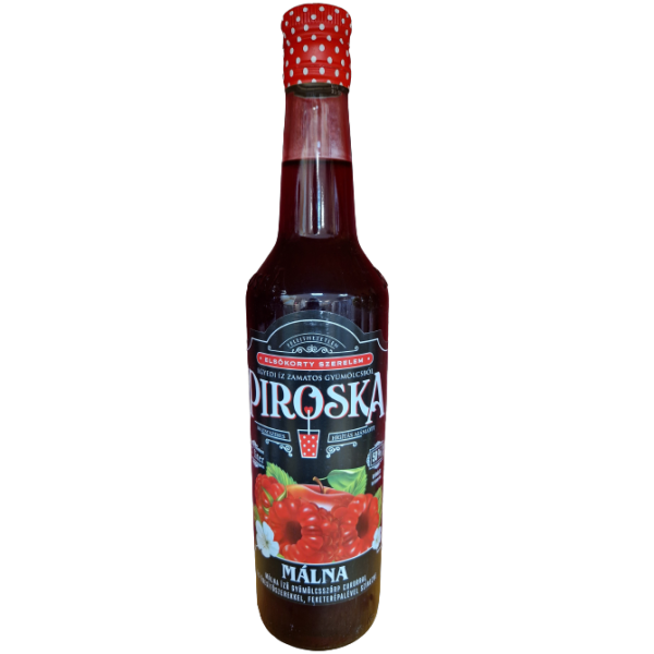 Afbeeling Piroska siroop met framboos smaak 0.7l