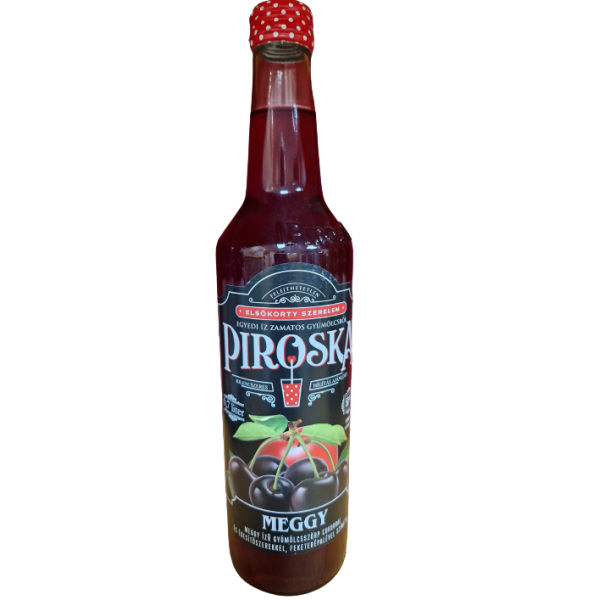 Afbeeling Piroska siroop met zure kersen smaak 0.7l