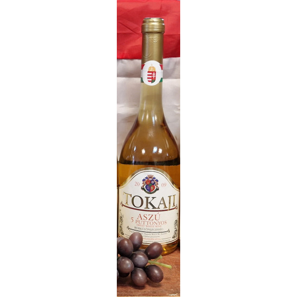 Afbeeling Tokaji aszu 5 puttonyos