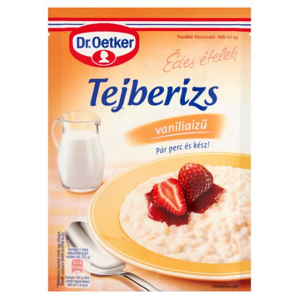 Afbeeling Dr. Oetker tejberizs alap