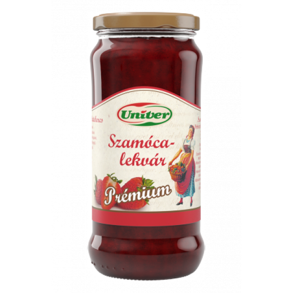 Afbeeling Univer Prémium aardbeien jam 300 g