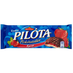 Győri Pilóta piskótatallér 147g met aardbei