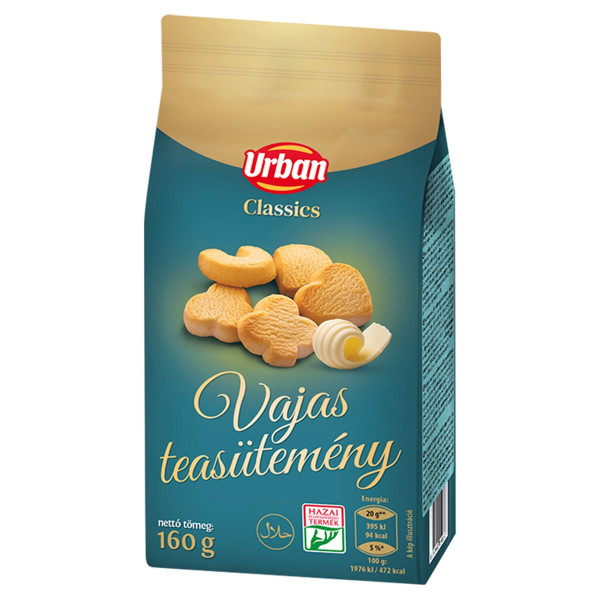 Afbeeling Urban Classics vajas teasütemény 160 g