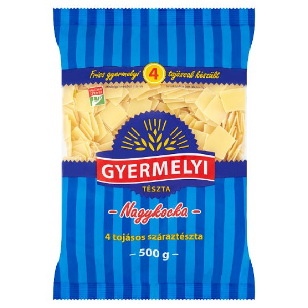 Afbeeling Gyermelyi pasta 500g, nagykocka