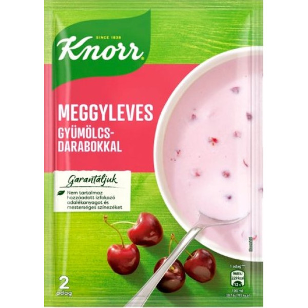 Afbeeling Knorr zure kersensoep 56g met stukjes fruit