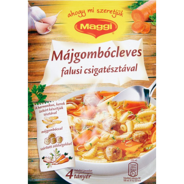 Afbeeling Maggi májgombócleves csigatésztával 60g