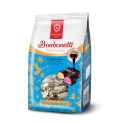 Bonbonetti kerstbonbons 280g met banaan en aardbei smaak