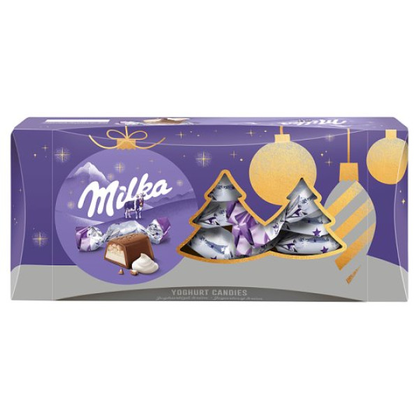 Afbeeling Milka szaloncukor joghurtízű krémmel 255g