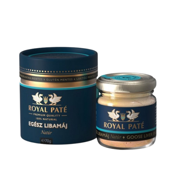 Afbeeling Royal Paté premium ganzenlever, heel - naturel 