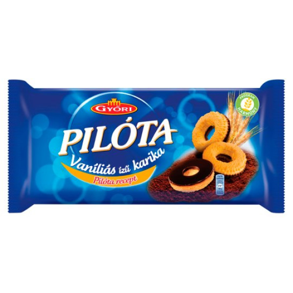 Afbeeling Győri Pilóta vaníliás ízű karika 300g