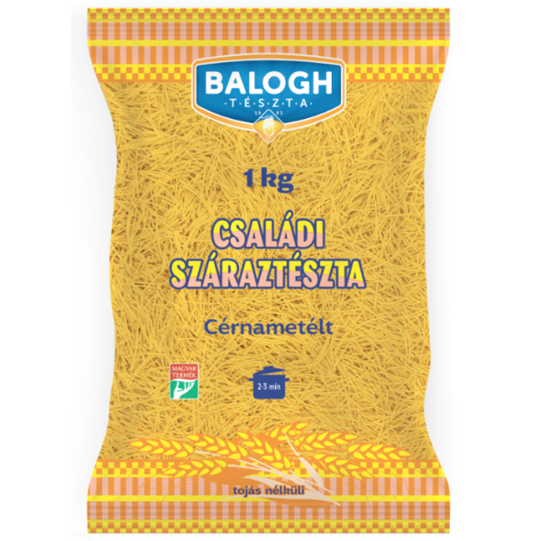 Afbeeling Balogh pasta 1000g cérnametélt