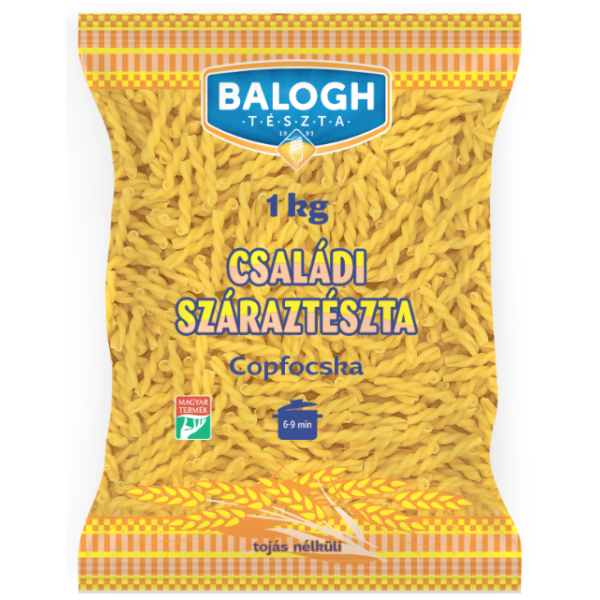Afbeeling Balogh tészta 1000g copfocska