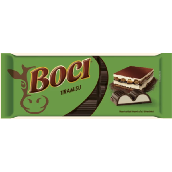 Afbeeling Boci chocoladereep 100g met tiramisu creme