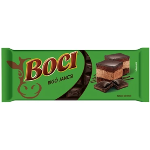 Afbeeling Boci chocoladereep 90g Rigo Jancsi
