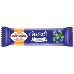 Cerbona mueslireep 20g met bosbessen
