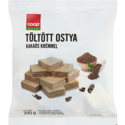 Coop wafel 200g met cacao