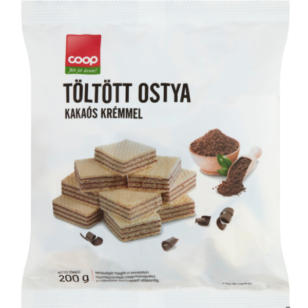 Afbeeling Coop wafel 200g met cacao