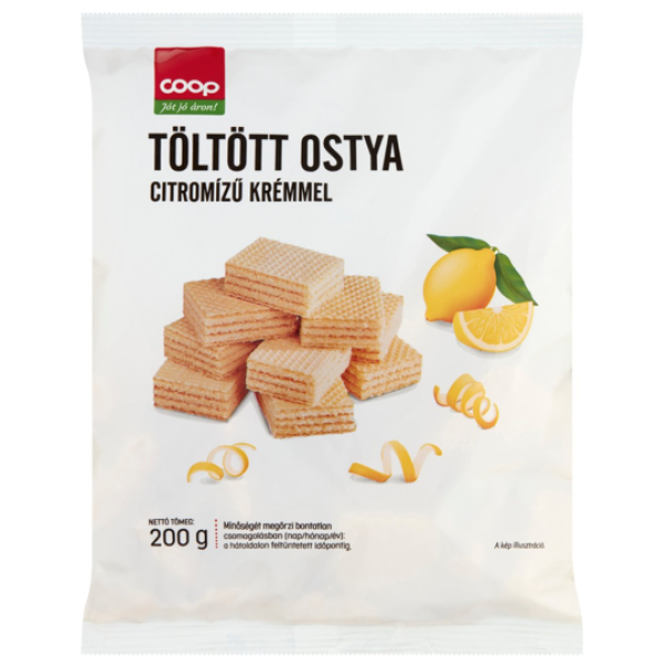 Afbeeling Coop wafel 200g met citroencréme