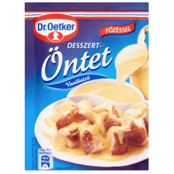 Afbeeling Dr. Oetker dessertsaus 35g met vanillesmaak