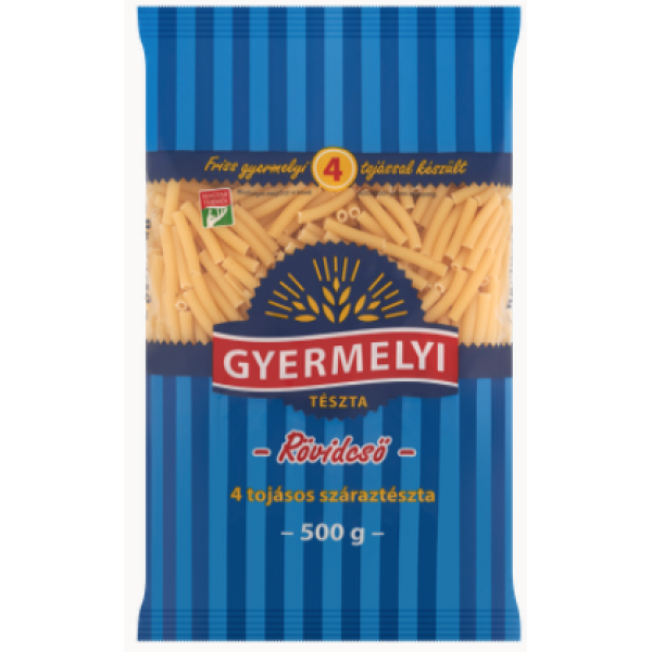 Afbeeling Gyermelyi pasta 500g rövidcső