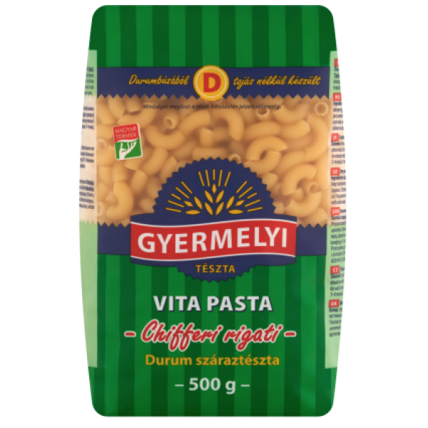 Afbeeling Gyermelyi Vita Pasta 500g chifferi rrigati