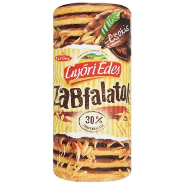 Afbeeling Győri Édes Haverkoekjes 244g chocolade