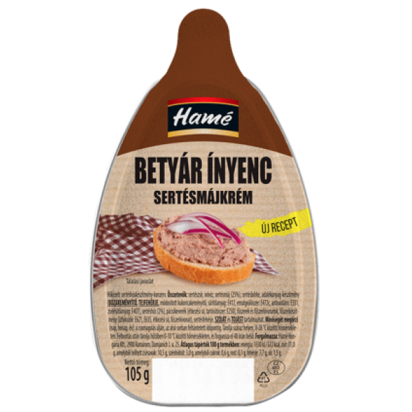 Afbeeling Hamé betyár varkensleverpatesei 105g