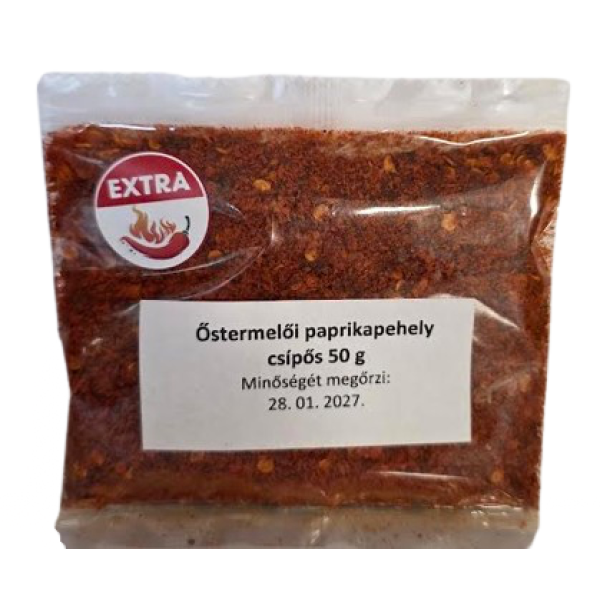 Afbeeling Hongaarse paprika vlokken 50g, pittig