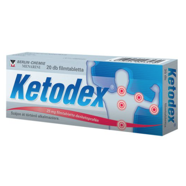 Afbeeling Ketodex 25mg filmomhulde tabletten