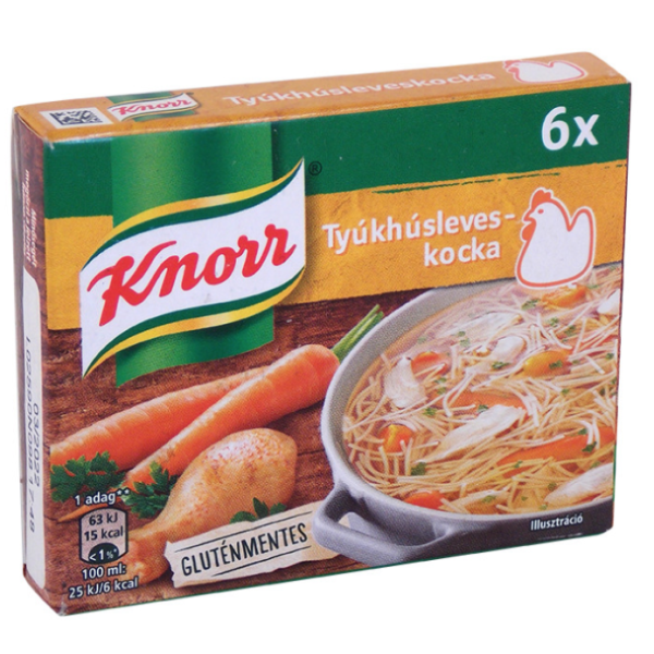Afbeeling Knorr Bouillon blokjes kippen 60g