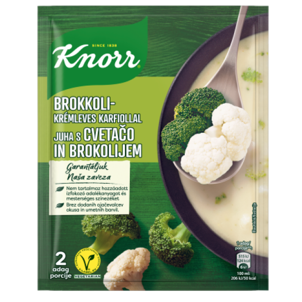 Afbeeling Knorr broccolisoep met bloemkool 51g
