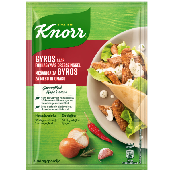Afbeeling Knorr kruidenmix voor gyros 40g