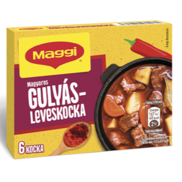 Afbeeling Maggi Bouillon blokjes goulashsoep 60g