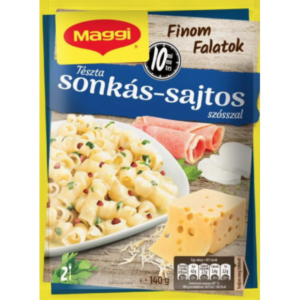 Afbeeling Maggi Finom Falatok pasta 140g met ham en kaas saus