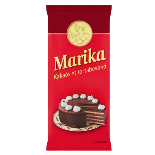Afbeeling Marika chocolade glazuur 90g puur