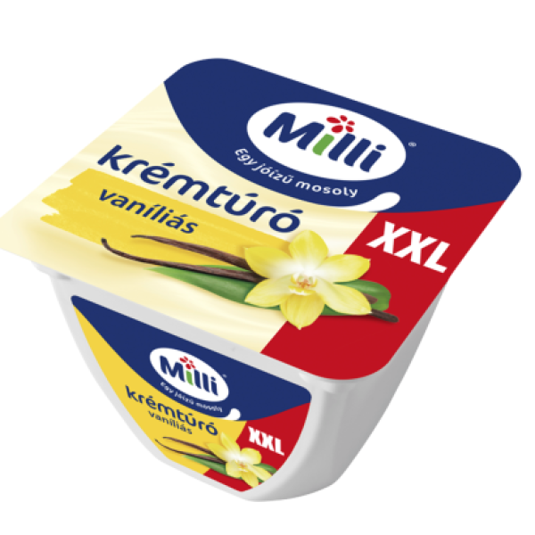 Afbeeling Milli kwarkcréme met vanillesmaak 150g