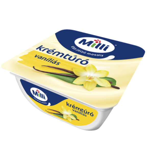 Afbeeling Milli kwarkcréme met vanillesmaak 90g