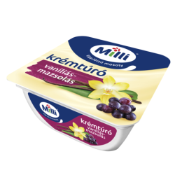 Milli kwarkcréme met vanillesmaak en rozijn 90g
