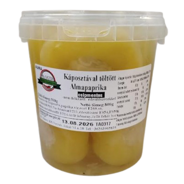 Afbeeling Mr.Sauer - Vecsési Savanyúság - Met kool gevulde appel paprika - mild- 500g