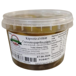 Mr.Sauer - Vecsési Savanyúság - Met kool gevulde kersenpepers, pittig 300g