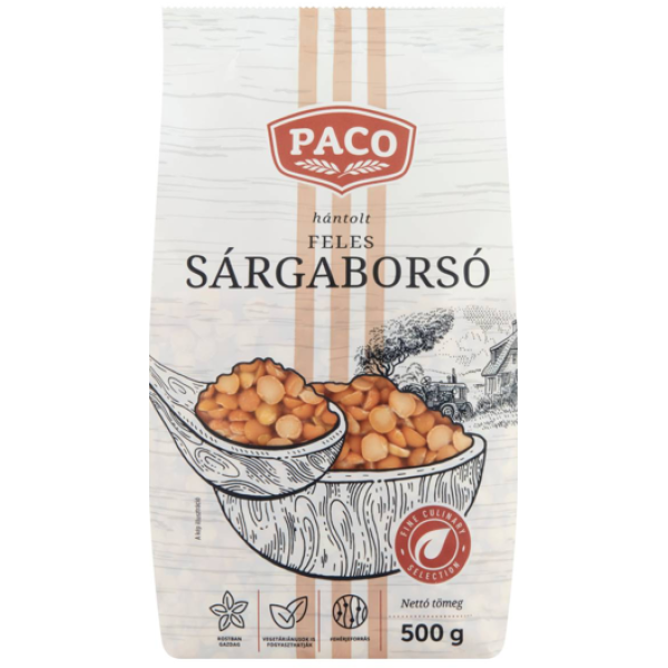 Afbeeling Paco gele spliterwten 500g
