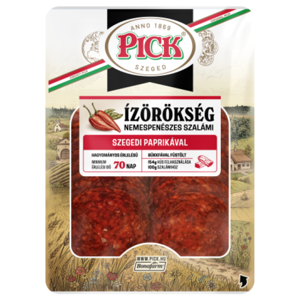 Afbeeling Pick Ízörökség salami 70g met paprika uit Szeged