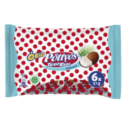 Pöttyös Túró Rudi 6x51g met kokossmaak