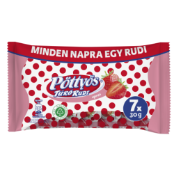 Pöttyös Túró Rudi 7x30g met aardbei