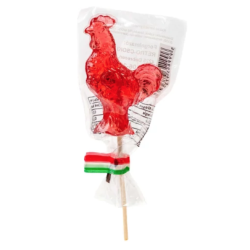 Retro lolly in haanvorm 18g