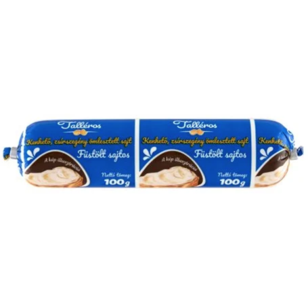 Afbeeling Talléros smeerkaas 100g gerookte smaak