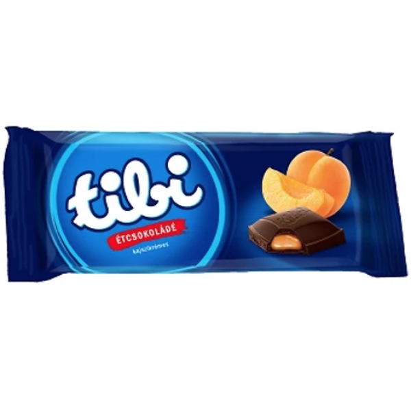 Afbeeling Tibi chocoladereep 100g met apricot