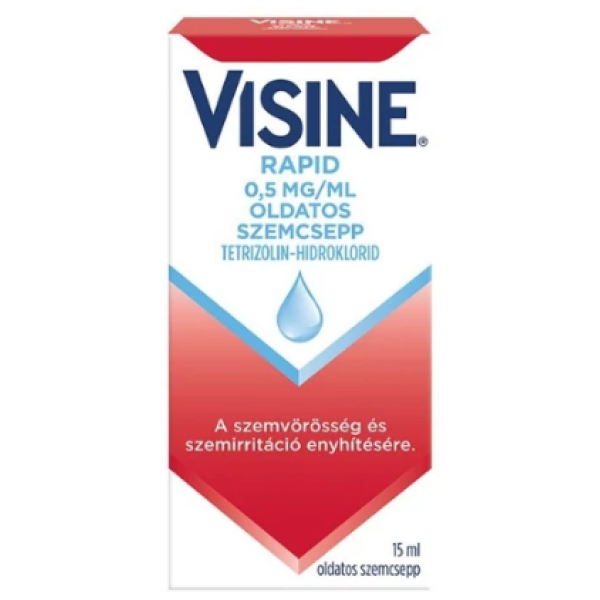 Visine rapid 0,5mg/ml oogdruppels Afbeeling Visine rapid 0,5mg/ml oogdruppels